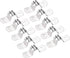uxcell U Shaped Conduit Clamp Saddle Strap Tube Pipe Clip Stainless Steel M10 10Pcs...