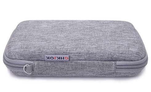 Hard Shell Nylon Diabetic Supplies Case, Mesh Pocket Organizers Travel Kits Storage Bag for Glucose Testing Kit Blood Sugar Monitor Lancing Device...