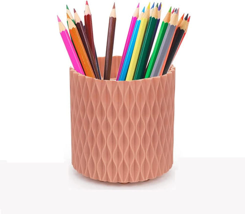 Makeup organizer Brush Holder Plastic Cosmetic Desktop Storage Rotatable Makeup Brushes Pen Holder for Countertops Bathroom,Multi-Purpose Cosmetic...