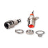 RCA Female Socket Connector, Chassis Panel Mount Adapter for Amplifier Audio Terminal RCA Plug (20-Pack)...