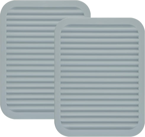 Smithcraft Silicone Trivets Mats for Hot Dishes and Hot Pots, Hot Pads for Countertops, Tables, Pot Holders, Spoon Rest Small Drying Mats Set of 2...