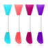 Silicone Face Mask Applicator, 4 PCS Double-End Mask Brushes for Facial Mud Mixing Spatula Soft Makeup Beauty Brush Tools for Apply Skincare Cream...
