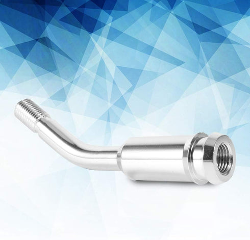 Minyinla 5 inch Gear Shifter Stick Lever Bend Extension Shift Knob Extender Replacement for T4 1990-2003 Silver...