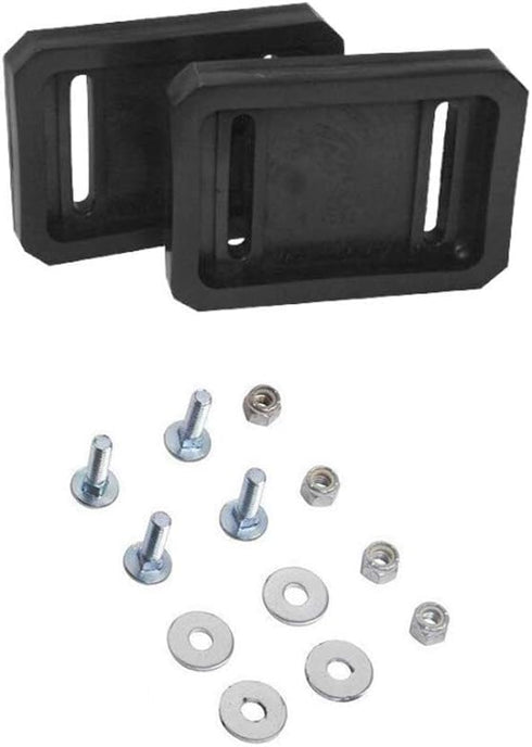 Pro-Parts Set of 2 784-5580 New Replacement Snow Blower Thrower Plastic Slide Shoe Skid with Hardware for MTD Ryobi Yard Machines Bolens Yard Man ...