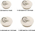 Bath Tub Drain Stoppers, 4 Pieces Sink Bathtub Plug Rubber Kitchen Bathroom Laundry Bar Water Stopper Seal with Hanging Ring for Shower Faucet Cov...