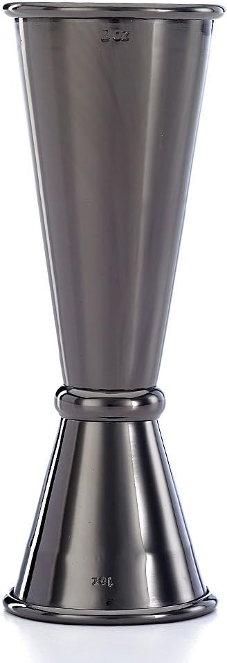Barfly Japanese Style Jigger, 1 oz x 2 oz, Gun Metal Black...