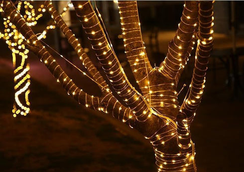 300 LED Fairy Lights Plug in - 100ft Waterproof Twinkle Lights for Bedroom, Outdoor & Indoor, 8 Modes Timer String Lights with Adapter - Warm Whit...
