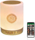 Quran Speaker Night Light Lamp, Portable LED Touch Cube with Remote MP3 Music Player, Rechargeable Full Quran Recitations in Many Languages Includ...