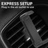 Phone Mount for Car Vent, Auto Air Vent Clip Holder, Easy Clamp Hands-Free Cradle for Air Outlet, Universal Clip-on Phone Automobile Mount, Compat...