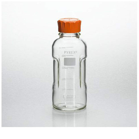Pyrex 1399-250CNEa-M Slim line Media Bottle Easy Pour Corning 250ML, Glass...