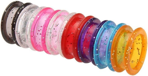 5 Pcs Pink Silicone Scissors Finger Rings Grips Grooming Shear Thumb Inserts Finger Protector Ring for Barber Hair Cutting Scissors Pet Shears...