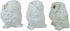 Ebros See Hear Speak No Evil Fat Baby White Owls Figurines Set of 3 Decor Wisdom of The Woods Nocturnal Snow Owl Bird Themed Chibi Owlets Collecti...