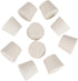 StonyLab Solid Rubber Stoppers, 10-Pack 7# White Tapered Lab Seal Rubber Stoppers, Fits StonyLab 250ml Erlenmeyer Flask...