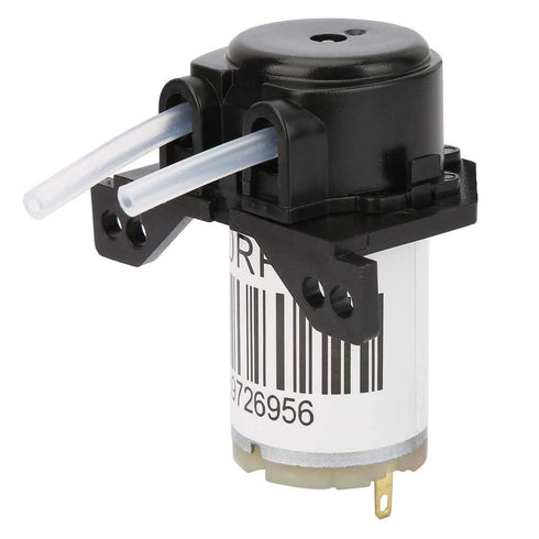 Peristaltic Pump,Dosing Pump DC 6V DIY Peristaltic Liquid Pump Miniature Silent Peristaltic Pump Self-Priming Pump(No plug-6V Right angle black)...