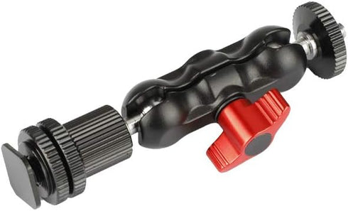 CAMVATE 1/4"-20 Ball Head Extension Arm with Shoe Mount for Camera Monitor/Flashlight - 2040...