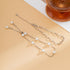 Pingyongchang Double Pearl Beach Style Anklet for Women Barefoot Sandals Anklet Adjustable Metal Tassel Foot Chain Ankle Bracelets for Women Gold ...
