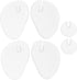 Forefoot Half Insoles Guard Transparent Flip-Flops Cushions Self-Adhesion Shoe Insoles for Foot 3Pairs...