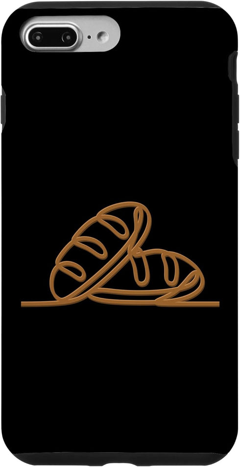 iPhone 7 Plus/8 Plus Lineart Bread Maker Bread Dough Bread Queen Bread Baker Case...