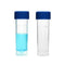Sterile Plastic Graduated Test Tubes 5ml Sample Storage Container with Screw Cap Self-Standing Lab Transport Tube, Case of 50...