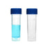 Sterile Plastic Graduated Test Tubes 5ml Sample Storage Container with Screw Cap Self-Standing Lab Transport Tube, Case of 50...