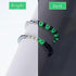 Jadive 1000 Pcs Glow in The Dark Letter Beads 4x7mm Glow Letter Beads Acrylic UV Luminous for Women Adults Bracelets Necklace DIY Crafts Making(Bl...