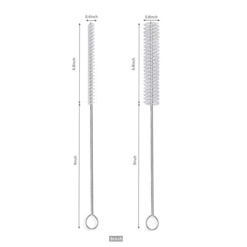 5PCS Thick Glass Graduated Dropper Pipettes Fluid and Liquid Pipettors 1ml 2ml 5ml 10ml 2PCS for Each with Caps and 2PCS Washing Brushes (33cm-13i...