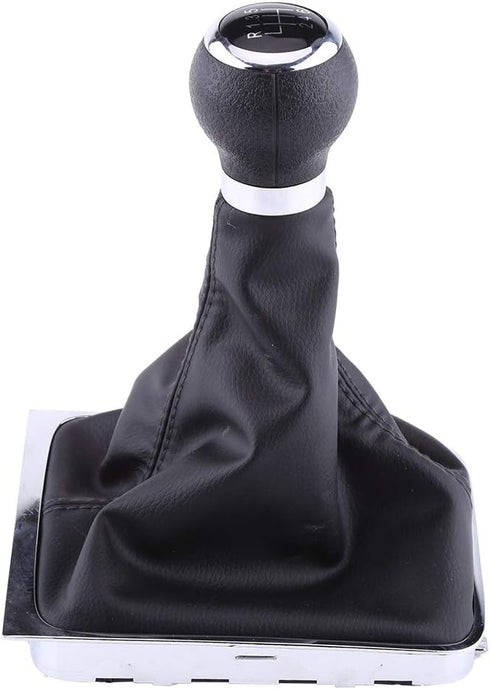 6 Speed Gear Shift Knob Gaiter Boot,6 Speed Car Gear Shift Knob Stick Gaiter Boot Frame Kit for B6 2005 2012...