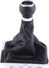 6 Speed Gear Shift Knob Gaiter Boot,6 Speed Car Gear Shift Knob Stick Gaiter Boot Frame Kit for B6 2005 2012...