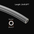 Pneumatic Tubing Pipe,8mm x 5mm Clear PU Polyurethane Tube,6.6FT 2M,PU Air Line Tubing Hose Tubes for Air Compressor,Fluid Transfer,Air Brake...
