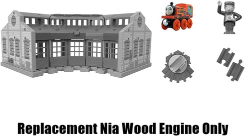 Replacement Parts for Thomas and Friends Wooden Railway Station - GGG72 ~ Tidemouth Sheds Train Playset ~ Replacement Nia Wood Engine...