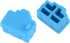 uxcell 20pcs RJ45 Silicone Protectors Ethernet Hub Port Anti Dust Cap Cover, Blue...