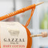 Gazzal Baby Cotton Yarn,60% Cotton 40% Acrylic 2 Ball (Skein) Each 1.76 Oz (50g) / 150 Yrds (165m) Soft, 2 - Fine Baby Yarn (3433 Black)...