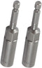 RUIAN 10mm Hex Magnetic Power Socket 1/4 inch Drill Bit Nuts Driver Set 80mm Length Adapter for Electrician Tools 2-Piece...