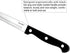 Steak Knives Set of 6, Black Full-Tang Triple Rivet Serrated Stainless Steel Sharp Blade Flatware Steak Knife Set, 4.5 Inches, For Restaurant Kitc...