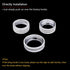 LECART Bling AC Knob Covers Fit for Jeep Grand Cherokee 2014 2015 2016 2017 2018 2019 2020 2021 Crystal Auto Interior Decoration Accessories Metal...