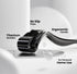 ROSELYNBOUTIQUE Derma Roller for Hair Beard Facial Skin Face 540 Microneedle Cosmetic Beauty Instrument (Black)...