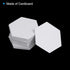200 Count English Paper Piecing Hexagon 22mm Shapes Paper Quilting Templates Patchwork English Paper Piecing Supplies for Quilting Sewing DIY Craf...