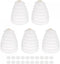 uxcell 5 Pcs Rubber Drill Dust Cover Collector, for Electric Hammer Impact Drill Ash Bowl, Device Tool Accessories, White...