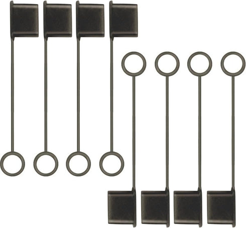 8Pcs USB Caps for USB A Cable Anti Loss Tether Silicone Soft Snugly Dust and Oxidation Protection Adapter Cover Anti Dust for Android iPhone Cable...