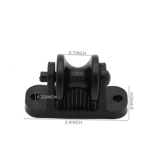 12 Pcs Electric Fence Wood Post Corner Bracket Insulators with Corner Polyrope Plastic Roller Post Insulators...