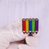 LGBT Rainbow Pencil Enamel Pin Cartoon Colour Drawing tools Brooch Gay Pride Love Badge Jewelry Artist Decor...