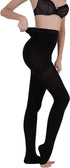 AMZAM® Medical Compression Pantyhose for Women Men, 20-30 mmHg Graduated Compression Tights, Opaque Toeless Compression Stockings Waist High Suppo...