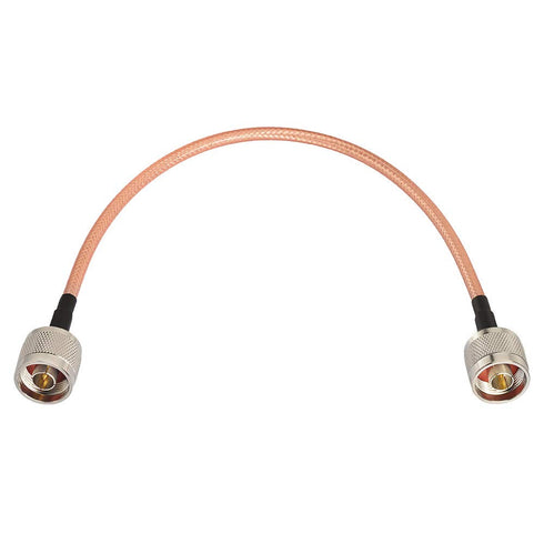 Eightwood N Male to N Male Jumper Low Loss RG400 Cable 12 inch for 4G LTE Antenna, WiFi Yagi Antenna, Router, Ham Radio...
