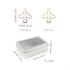 100pcs Airplane Shape Paper Clips with Tin, Rose Gold and Yellow Gold, Funny Cute Paperclips Bookmarks Planner Clips for Fun Office Supplies Schoo...