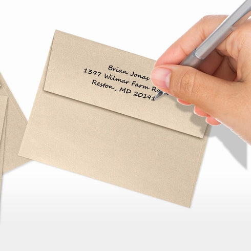 A2 Invitation Envelopes (4 3/8 x 5 3/4) - Taupe Metallic (50 Qty.)...