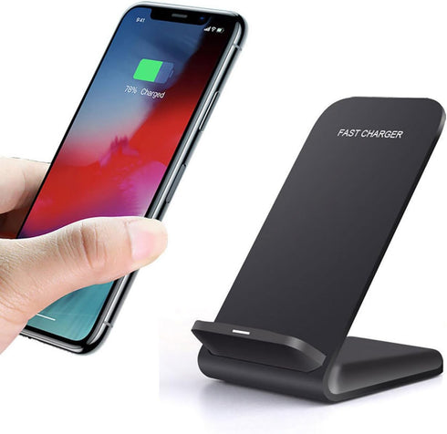 Wireless Charger(Stand), 20W Fast Wireless Charging Stand for Samsung Galaxy S24/S24+/S24 Ultra/S23/S22/S21/S20/S10/Note,for Google Pixel 8/7/6, f...