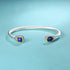 UNY Jewel Bracelet Designer Brand Inspired Women Jewelry 4.5mm Thin Twisted Cable Wire Bangle Gem Stone Christmas Day Gift...