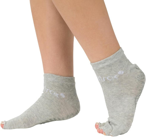 Toeless Yoga Socks, Yoga Socks with Grips for Women, Toeless Socks, Open Toe Socks Women, Pilates Toe Socks...