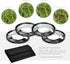 58mm Close-Up Filter Set (+1, 2, 4 and +10 Diopters) Magnification Kit for Canon Rebel T5, T6, T6i, T7i, T8i, EOS 80D, EOS 90D, EOS 77D, SL3 Camer...