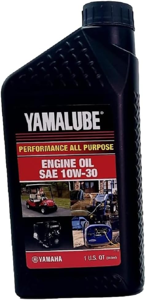 Yamaha Yamalube Golf Car and Generator Oil- 1 Quart, #LUB-10W30-GG-12...